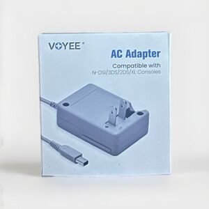 Nintendo WAP-002 Wall Charger for Nintendo‎ DS/3DS/2DS XL - Gray